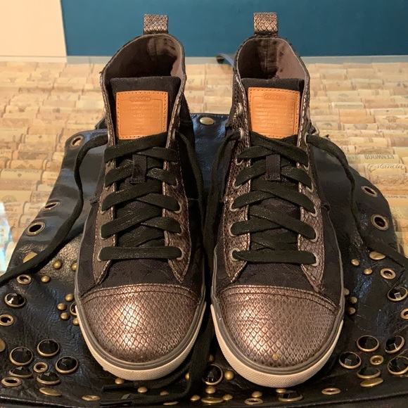 LUSCIOUS COACH Leather snake and Classic fabric. - Picture 6 of 7